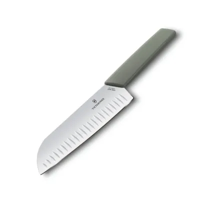 Нож сантоку Victorinox Swiss Modern 17 см Зеленый (6.9056.17K6B)