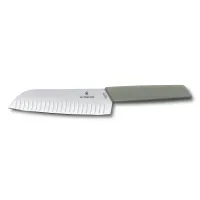 Нож сантоку Victorinox Swiss Modern 17 см Зеленый (6.9056.17K6B)