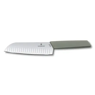 Нож сантоку Victorinox Swiss Modern 17 см Зеленый (6.9056.17K6B)