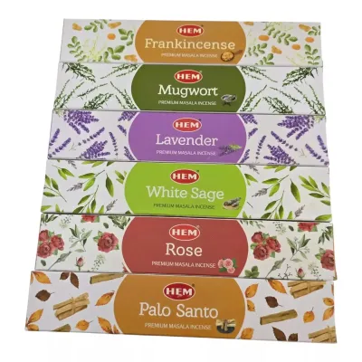 Набір пахощів з підставкою Hem Premium Masala Incense 6 ароматів (DN36549)