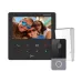 Комплект видеодомофона Hikvision DS-KH6110-WE1+DS-KV6113-WPE1(C) Black (12811)