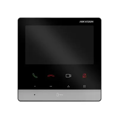 Комплект відеодомофону Hikvision DS-KH6100-E1+DS-KV6103-PE1(С) Black (12812)