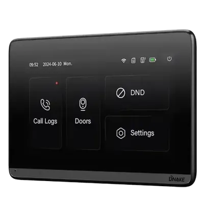 Комплект відеодомофону Dnake DK360W Black (12814) Комплект відеодомофону Dnake DK360W Black (12814)