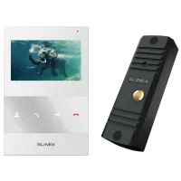 Комплект видеодомофона Slinex ML-16HD/SQ-04M Black/White (12819)