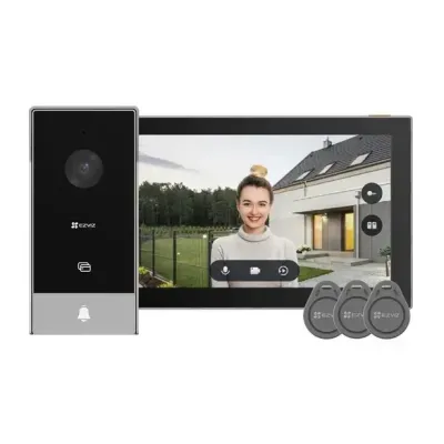 Комплект відеодомофону EZVIZ CS-HP5 2MP Black (12825)