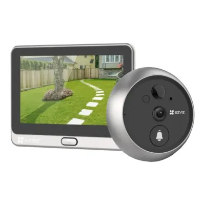 Комплект відеодомофону EZVIZ CS-DP2 3WPFBS/3MP Black/Silver (12826)