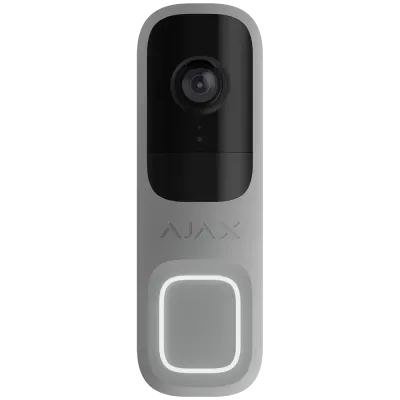 Відеодзвінок Ajax Doorbell Grey (12928)