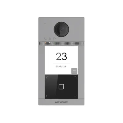 IP-панель вызова Hikvision DS-KV8113-WME1(C) IP65 IK08 Wi-Fi 2 Мп Grey (12906) IP-панель вызова Hikvision DS-KV8113-WME1(C) IP65 IK08 Wi-Fi 2 Мп Grey (12906)