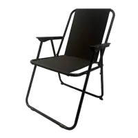 Крісло садове складне GardenLine 53x59x76 см Чорний (LEZ9948)