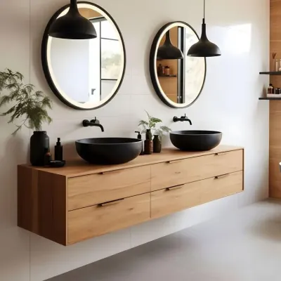 Настінне дзеркало ModernHome by Multistore Anti-Fog LED 80 см Білий (5905817008667) Настінне дзеркало ModernHome by Multistore Anti-Fog LED 80 см Білий (5905817008667)
