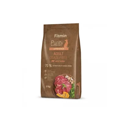 Корм для взрослых собак средних и крупных пород Fitmin dog Purity GF Adult Beef с говядиной 2 кг (531114007) Корм для взрослых собак средних и крупных пород Fitmin dog Purity GF Adult Beef с говядиной 2 кг (531114007)