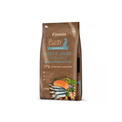 Корм для щенков всех пород Fitmin dog Purity GF Puppy Fish с рыбой 12 кг (531114015) Корм для щенков всех пород Fitmin dog Purity GF Puppy Fish с рыбой 12 кг (531114015)