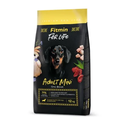 Корм для взрослых собак мелких и миниатюрных пород Fitmin dog For Life Adult Mini 12 кг (511114053) Корм для взрослых собак мелких и миниатюрных пород Fitmin dog For Life Adult Mini 12 кг (511114053)