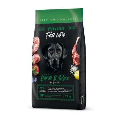 Корм для дорослих собак Fitmin dog For Life Lamb & Rice з ягнятком та рисом 12 кг (511114060) Корм для дорослих собак Fitmin dog For Life Lamb & Rice з ягнятком та рисом 12 кг (511114060)