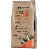 Корм для домашніх кішок Fitmin cat Purity Indoor з лососем та рибою 10 кг (532114023)