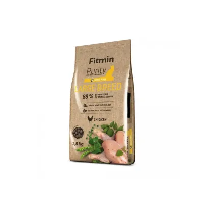 Корм для великих кішок Fitmin cat Purity Large Breed з куркою 1.5 кг (532114032) Корм для великих кішок Fitmin cat Purity Large Breed з куркою 1.5 кг (532114032)