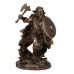 Авторская скульптура Veronese Берсерк - воин севера 21х13 см Коричневый (270524)