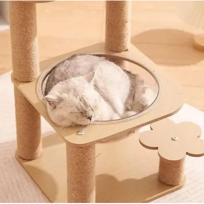Котячий комплекс Urbankit Cat Tower 36.5x36.5x79 см Бежевий (CT-079-BE)