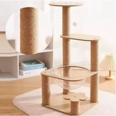 Котячий комплекс Urbankit Cat Tower 36.5x36.5x79 см Бежевий (CT-079-BE)