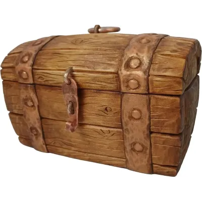 Сувенірна скринька supersumka Старовинна піратська скриня 19x11.5x9 см Коричневий (NA1009-2) Сувенірна скринька supersumka Старовинна піратська скриня 19x11.5x9 см Коричневий (NA1009-2)