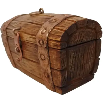 Декоративна скринька supersumka Старовинна піратська скриня 21.5x11.5x9.5 см Коричневий (NA1009-1) Декоративна скринька supersumka Старовинна піратська скриня 21.5x11.5x9.5 см Коричневий (NA1009-1)
