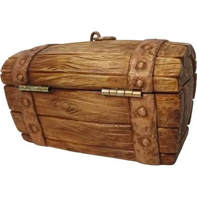 Декоративна скринька supersumka Старовинна піратська скриня 21.5x11.5x9.5 см Коричневий (NA1009-1) Декоративна скринька supersumka Старовинна піратська скриня 21.5x11.5x9.5 см Коричневий (NA1009-1)
