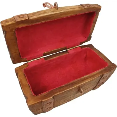 Декоративна скринька supersumka Старовинна піратська скриня 21.5x11.5x9.5 см Коричневий (NA1009-1) Декоративна скринька supersumka Старовинна піратська скриня 21.5x11.5x9.5 см Коричневий (NA1009-1)