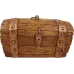 Декоративна скринька supersumka Старовинна піратська скриня 21.5x11.5x9.5 см Коричневий (NA1009-1)