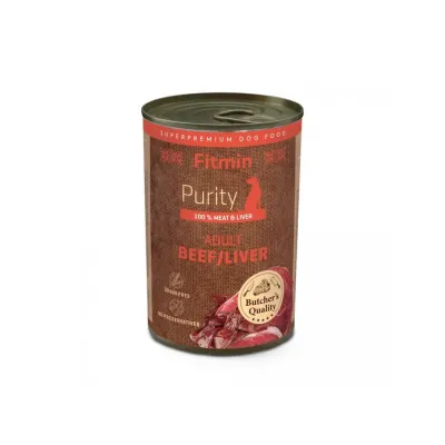 Консерва для дорослих собак Fitmin Purity з яловичиною та печінкою 400 г (331384003)