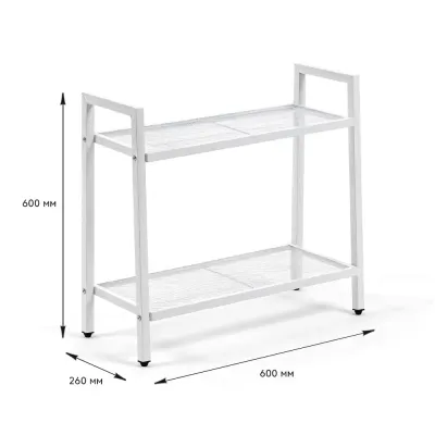 Стелаж-етажерка AMF 60х26х60 см Білий (SW-00002102)