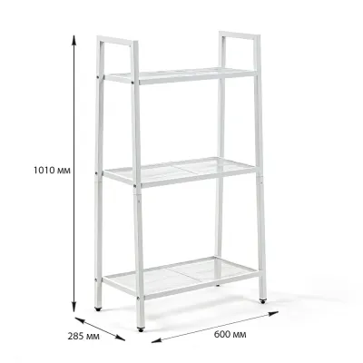 Стелаж-етажерка AMF 60х28.5х101 см Білий (SW-00002103)