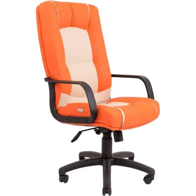 Офісне крісло керівника Richman AlbertoDesign AniFyx М-2 Помаранчево-бежевий (rch_chr_00078)