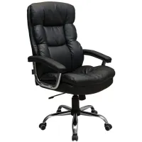 Офисное кресло руководителя Richman ManhattanDesign Tilt М-1 Madras Черный (rch_chr_00181)