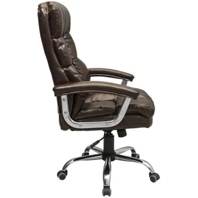 Офисное кресло руководителя Richman ManhattanDesign Tilt М-1 Madras Коричневый (rch_chr_00182) Офисное кресло руководителя Richman ManhattanDesign Tilt М-1 Madras Коричневый (rch_chr_00182)