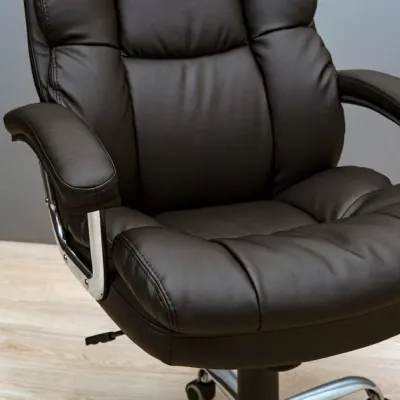 Офісне крісло керівника Richman ManhattanDesign MultiBlock М-3 Madras Lord Чорний (rch_chr_00236)