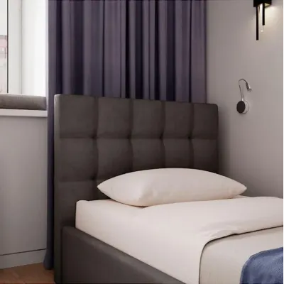 Кровать-подиум Richman ChesterNew Design Standart 90x190 см Темно-серый (rich_bad_001) Кровать-подиум Richman ChesterNew Design Standart 90x190 см Темно-серый (rich_bad_001)