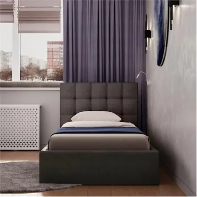 Кровать-подиум Richman ChesterNew Design Standart 90x200 см Темно-серый (rich_bad_002)