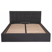Кровать-подиум двуспальная Richman ChesterNew Design Standart 140x190 см Темно-серый (rich_bad_019)