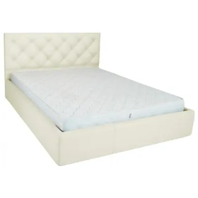 Кровать-подиум двуспальная Richman BristolNew Design Comfort 180x190 см Белый (rich_bad_1019)