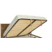 Ліжко-подіум двоспальне Richman BristolNew Design Comfort 160x200 см Коричневий (rich_bad_1090)