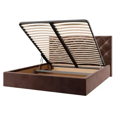 Ліжко-подіум двоспальне Richman BristolNew Design VIP 180x200 см Коричневий (rich_bad_1114)