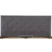 Ліжко-подіум двоспальне Richman BristolNew Design VIP 140x190 см Темно-сірий (rich_bad_1117)
