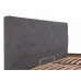 Ліжко-подіум двоспальне Richman BristolNew Design VIP 140x200 см Темно-сірий (rich_bad_1118)