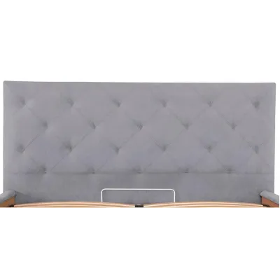 Кровать-подиум двуспальная Richman BristolNew Design VIP 140x190 см Серый (rich_bad_1173)
