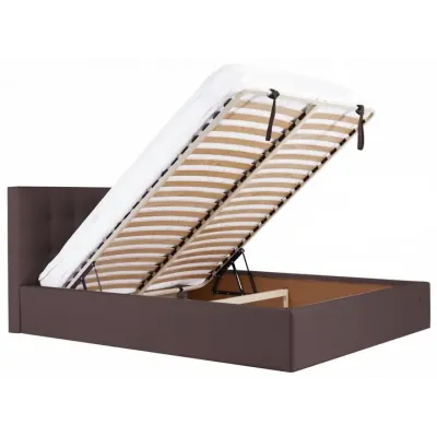 Ліжко-подіум двоспальне Richman BristolNew Design VIP 140x200 см Коричневий (rich_bad_1230)