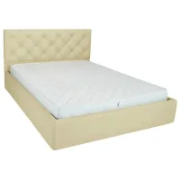 Кровать-подиум двуспальная Richman BristolNew Design VIP 160x200 см Бежевый (rich_bad_1248)