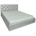 Кровать-подиум двуспальная Richman BristolNew Design VIP 140x190 см Серебристый (rich_bad_1277)