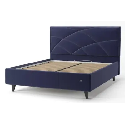 Кровать-подиум двуспальная Richman NettaNew Design Standart Wood 180x190 см Синий (rich_bad_1371)