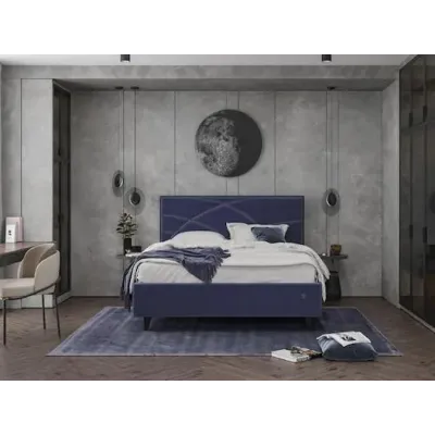 Кровать-подиум двуспальная Richman NettaNew Design Standart Wood 180x190 см Синий (rich_bad_1371)