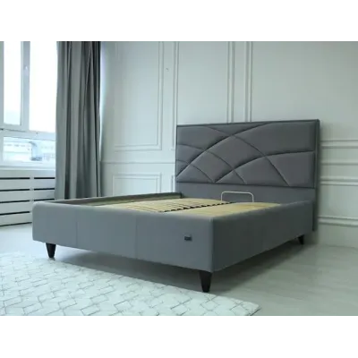 Ліжко-подіум двоспальне Richman NettaNew Design Standart Wood 140x190 см Сірий (rich_bad_1385)